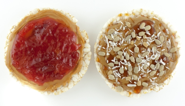 Peanut Butter Alternatives - Yummy Sunbutter and Wowbutter on Rice Cakes